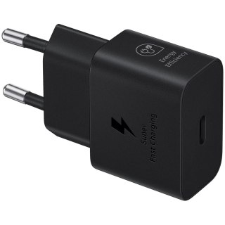 SAMSUNG 25W Fast Charging USB-C Power Adapter Black (cable not included)