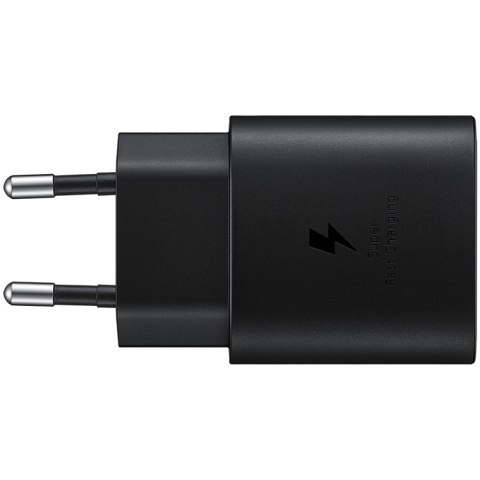 SAMSUNG 25W Super Fast Charging USB-C Wall Charger Black (cable not included)