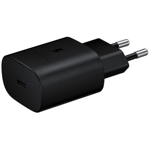 SAMSUNG 25W Ultra Fast USB-C Wall Charger Black (cable included)