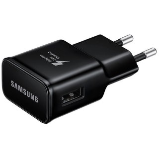 SAMSUNG USB type C Power Adapter With Fast Charging, 15W, Black (Cable included)