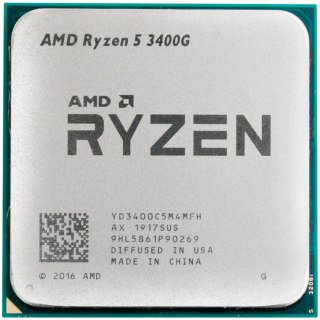 AMD CPU Desktop Ryzen 5 4C/8T 3400G (4.2GHz,6MB,65W,AM4) box, RX Vega 11 Graphics, with Wraith Stealth Cooler
