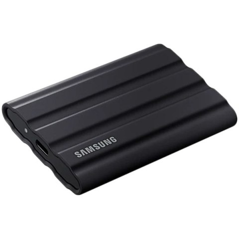 SAMSUNG T7 Shield Ext SSD 2000 GB USB-C black 1050/1000 MB/s 3 yrs, included USB Type C-to-C and Type C-to-A cables, Rugged stor
