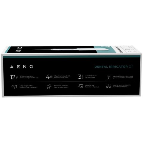AENO DI1 Irygator dentystyczny 12 programów 100 PSI 2200 mAh biały