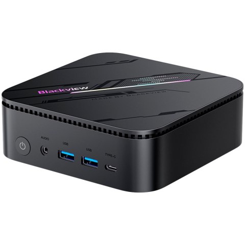 Blackview miniPC MP100 Pro AMD Ryzen 5 7430U up to 4.3HGz 16/512 WiFi 6 BT 5.2 LAN RJ45 USB 3.2Gen1x4 USB 3.2Gen2x2 HDMI2.0x1 DP