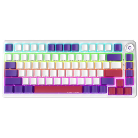 LORGAR Gaming Keyboard KBA4175 Advanced Wired 75% White EN
