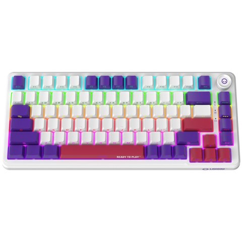 LORGAR Gaming Keyboard KBA4175 Advanced Wired 75% White EN