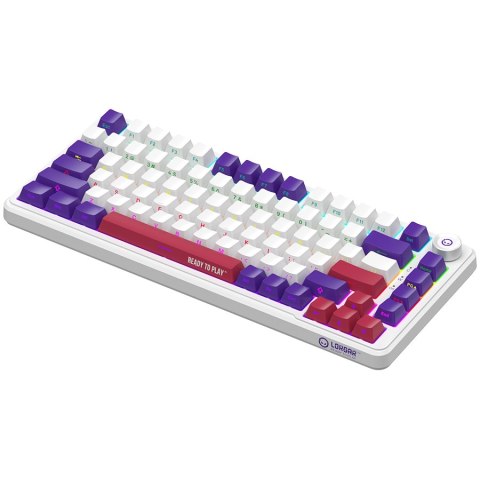 LORGAR Gaming Keyboard KBA4175 Advanced Wired 75% White EN