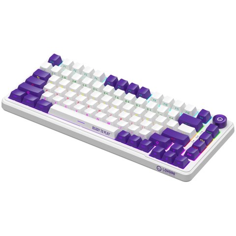 LORGAR Gaming Keyboard KBA4175 Advanced Wired 75% White EN