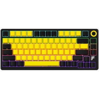 LORGAR Gaming Keyboard KBA4175 Advanced Wired 75% Yellow EN