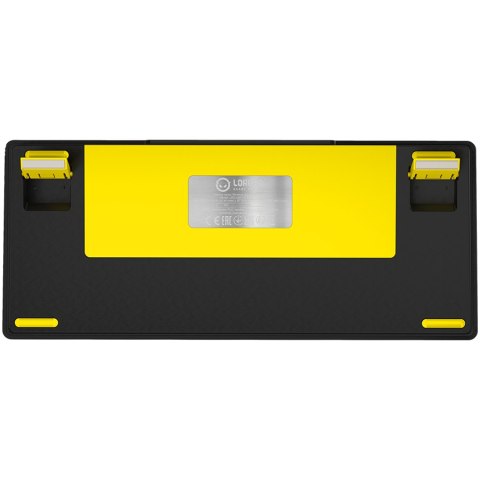 LORGAR Gaming Keyboard KBA4175 Advanced Wired 75% Yellow EN