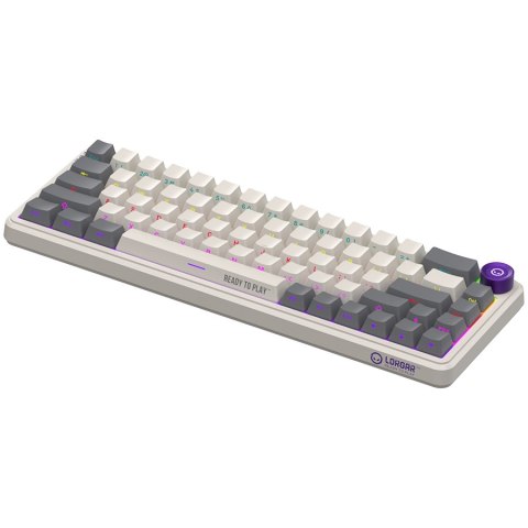 LORGAR Gaming Keyboard KBA41M Advanced Wired 65% Retro EN