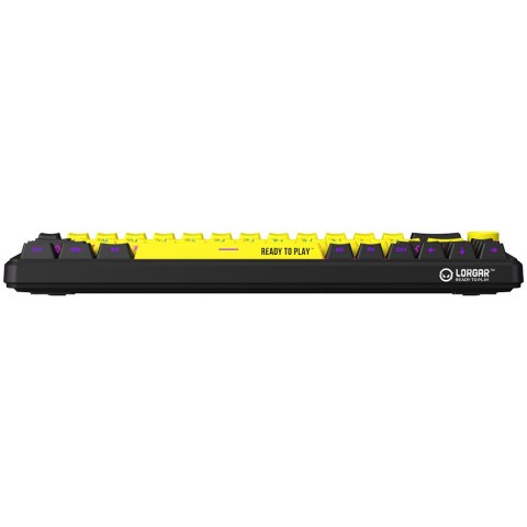 LORGAR Gaming Keyboard KBA41M Advanced Wired 65% Yellow EN