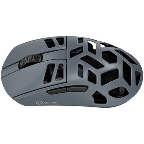 LORGAR Mysz Gamingowa MSE90W, Bezprzewodowa, Ciemnoszara