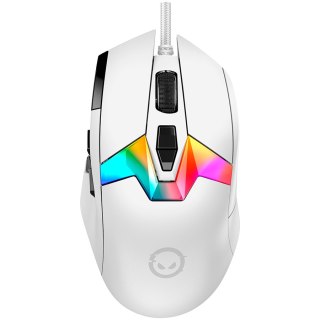 LORGAR Mysz Gamingowa Pro MSP80, 8000 Hz, Biała