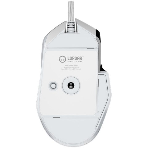 LORGAR Mysz Gamingowa Pro MSP80, 8000 Hz, Biała