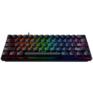 RAZER Klawiatura Gamingowa Przewodowa Huntsman Mini (Red Switch), Czarna, układ US