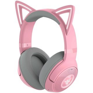 RAZER Słuchawki Gamingowe Kraken Kitty BT V2 - Quartz Ed. Różowe