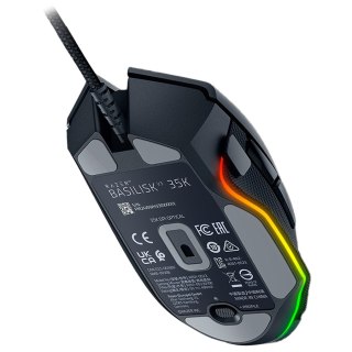 Razer Mysz Gamingowa Basilisk V3 35K, Czarna, 35K DPI