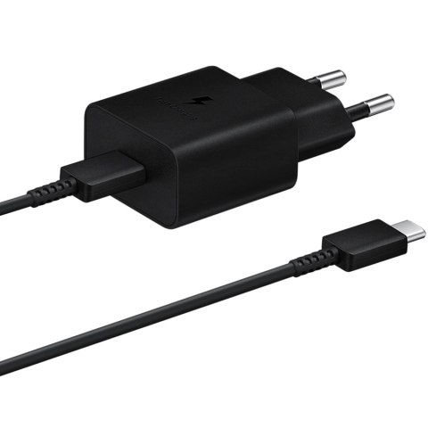 SAMSUNG 15W Fast Charging USB-C Wall Charger Black (cable included)