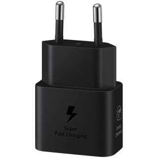SAMSUNG Ładowarka sieciowa 25W Fast Charging USB-C (+kabel), Czarna