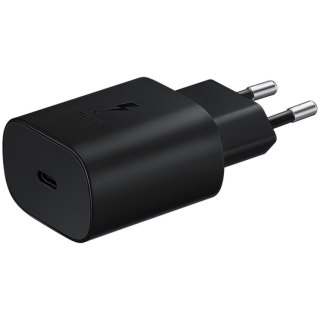 SAMSUNG 25W Super Fast Charging USB-C Wall Charger Black (cable not included)
