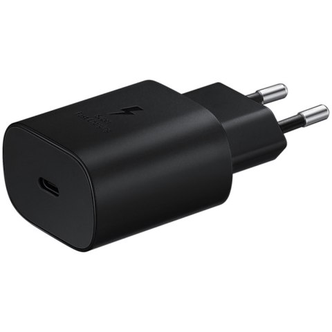 SAMSUNG 25W Super Fast Charging USB-C Wall Charger Black (cable not included)