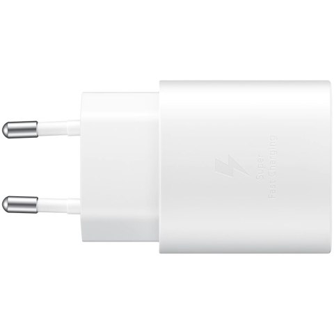 SAMSUNG 25W Super Fast Charging USB-C Wall Charger White (cable not included)