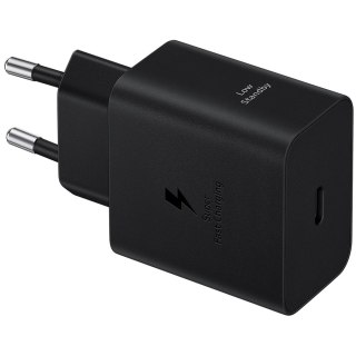 SAMSUNG Ładowarka sieciowa 45W Fast, (+ kabel), Czarna