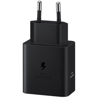 SAMSUNG Ładowarka sieciowa 45W Fast, (+ kabel), Czarna