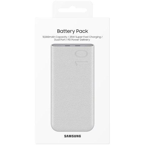 SAMSUNG Power Bank 10 000 mAh 25W Super Fast Charging, Beige