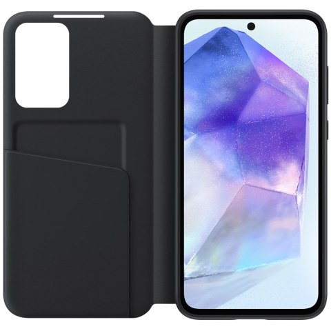 SAMSUNG Galaxy A55 Smart View Wallet Case Black