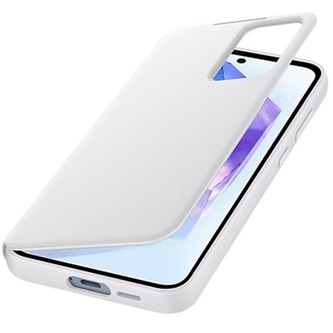 SAMSUNG Galaxy A55 Smart View Wallet Case White