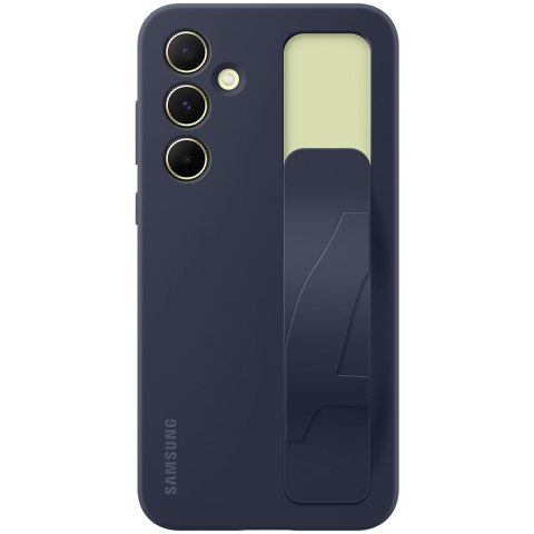 SAMSUNG Galaxy A55 Standing Grip Case Blue Black