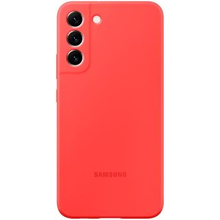SAMSUNG Galaxy S22+ Silicone Cover Coral Red