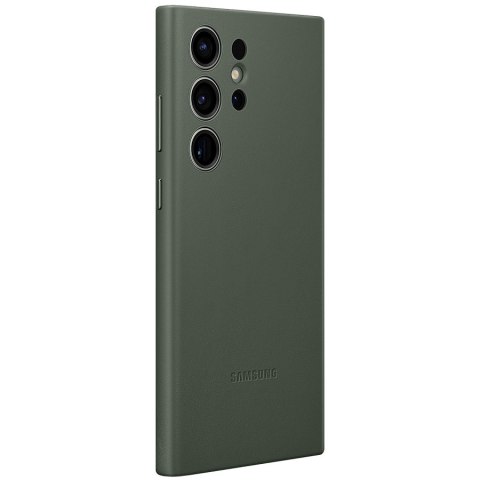 SAMSUNG Galaxy S23 Ultra Leather Case Green