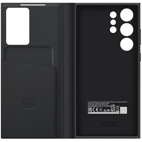 SAMSUNG Galaxy S23 Ultra Smart View Wallet Case Black