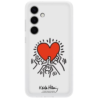 SAMSUNG Galaxy S24+ FlipSuit Case White (includes White Keith HaRing plate)