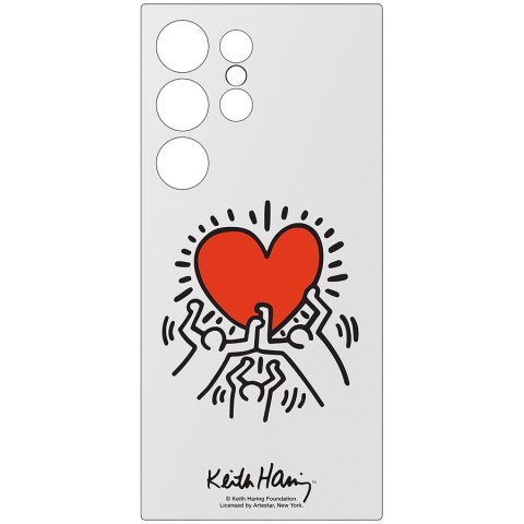SAMSUNG Galaxy S24 Ultra FlipSuit Case White (includes White Keith HaRing plate)