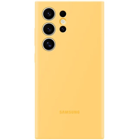 SAMSUNG Galaxy S24 Ultra Silicone Case Yellow