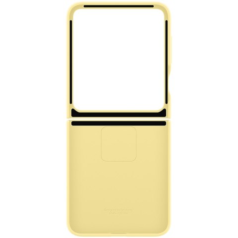 SAMSUNG Galaxy Z Flip6/Flip7 FE Silicone Case Yellow