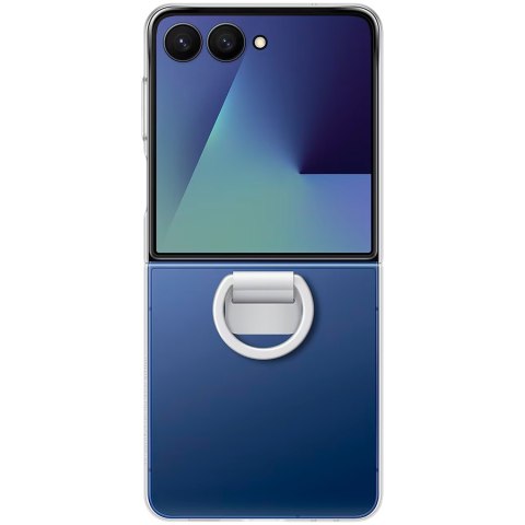 SAMSUNG Galaxy Z Flip7 Ring Case (Clear) Transparent