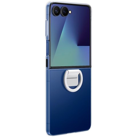 SAMSUNG Galaxy Z Flip7 Ring Case (Clear) Transparent