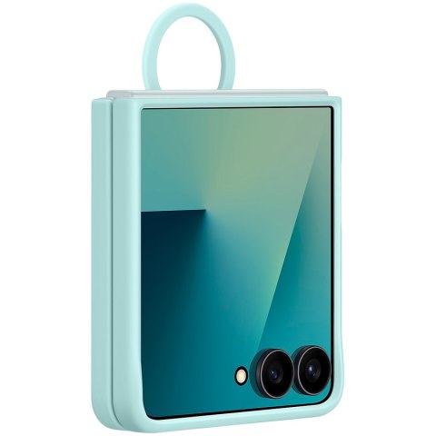 SAMSUNG Galaxy Z Flip7 Ring Case (Silicone) Mint