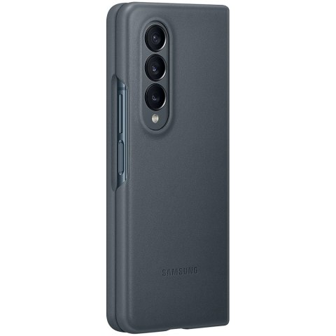SAMSUNG Galaxy Z Fold4 Leather Cover Gray