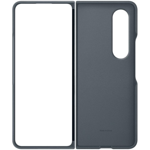 SAMSUNG Galaxy Z Fold4 Leather Cover Gray