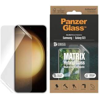 PANZERGLASS Eco MATRIX Screen Protector SAMSUNG Galaxy S23, Ultra-Wide Fit w. AlignerKit