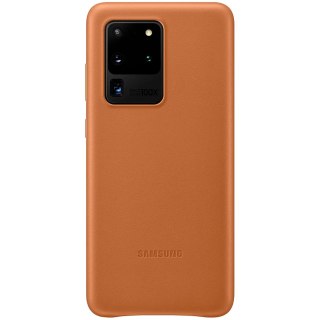 SAMSUNG Galaxy S20 Ultra Leather Cover Brown