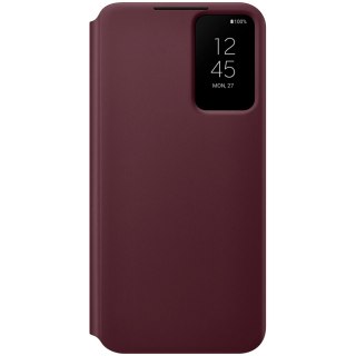 SAMSUNG Galaxy S22+ Smart Clear View Cover Burgundy