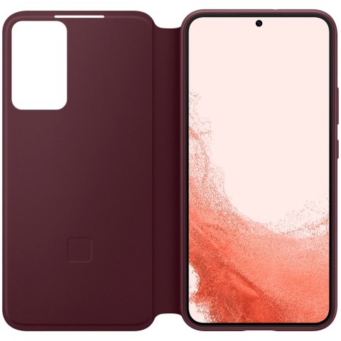 SAMSUNG Galaxy S22+ Smart Clear View Cover Burgundy