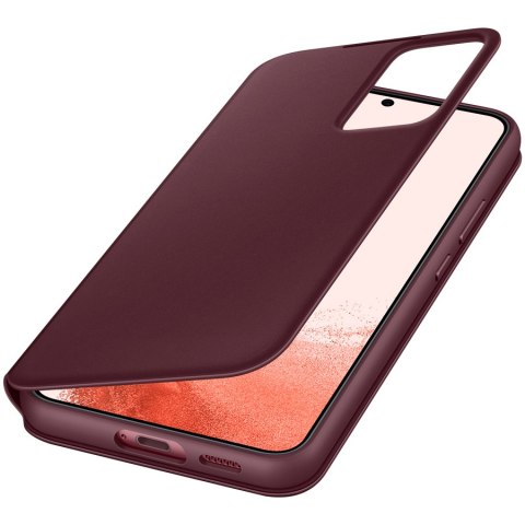 SAMSUNG Galaxy S22+ Smart Clear View Cover Burgundy